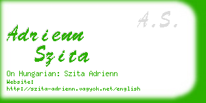 adrienn szita business card